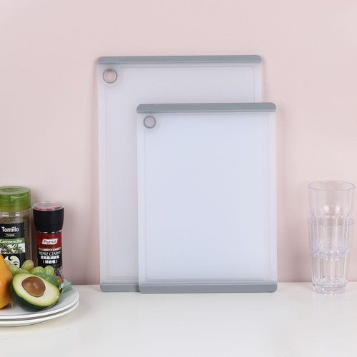 Loretta Semi-Transparent Cutting board White L 38 x W 26.5 x H 0.7 Cm