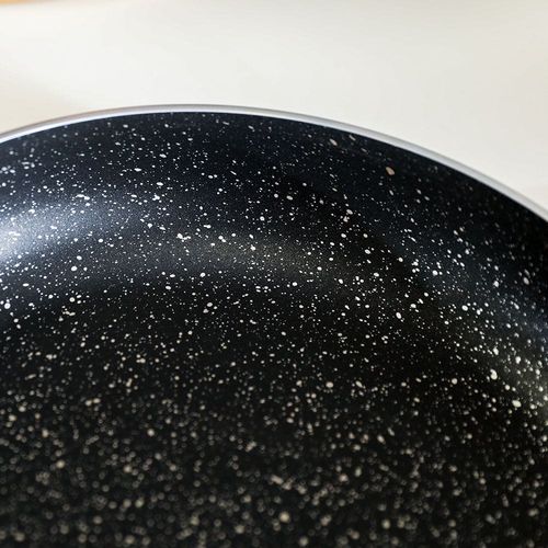Karolina Aluminium Frypan 30X5.5Cm Black -3.2MM