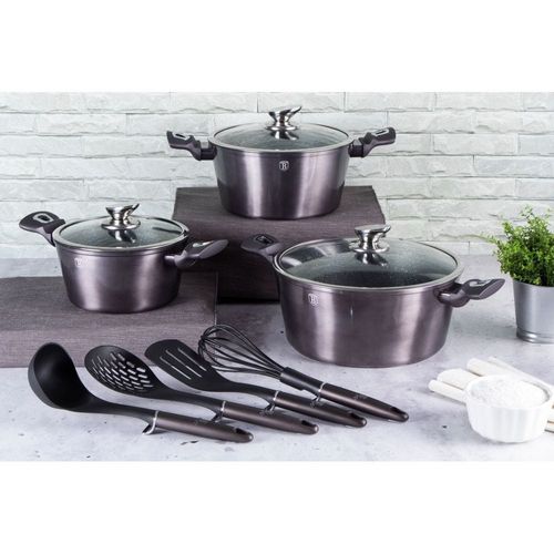 Berlinger Haus 10-Pc Cookware Set - Metallic Line Carbon Pro Edition