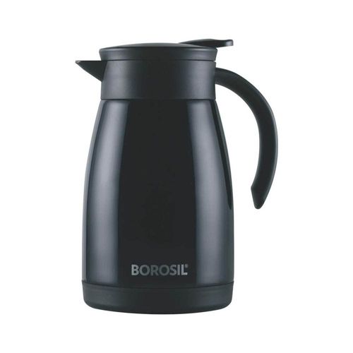 Borosil Vacuum Stainless Steel Teapot Black 750  Ml