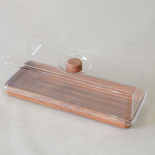 Evelin Bread & Cake Serving Tray- W/Cover 16 x 39 x 13CM