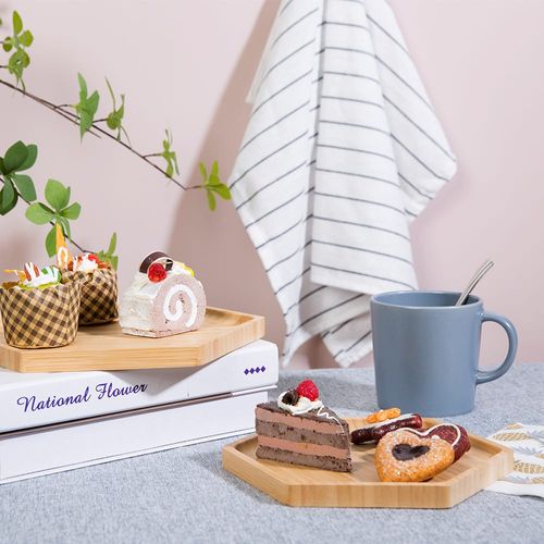 Aaron Bamboo Tray Natural 20 x 17.3 x 1.5 cm