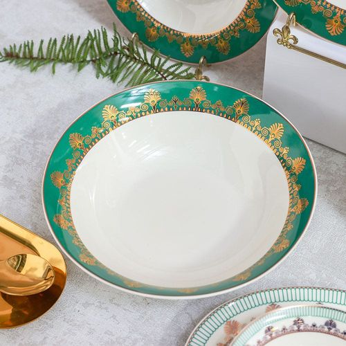 Beyonce Palm 26-Pc New Bone China Dinner Set - Serves 8