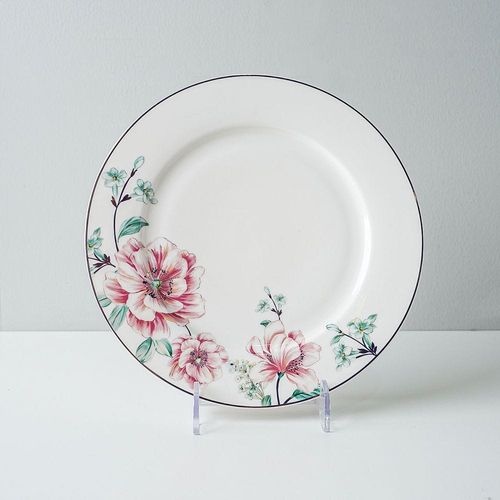 Beyonce Hibiscus 26-Pc New Bone China Dinner Set - Serves 8
