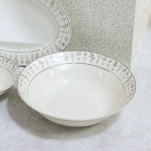 Beyonce Sparkle 26-Pc New Bone China Dinner Set - Serves 8