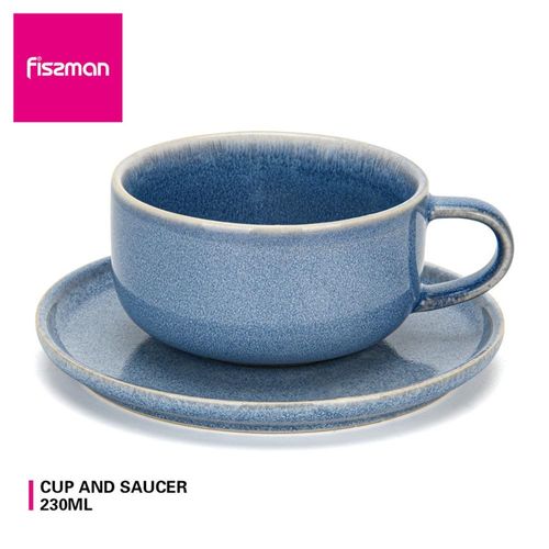 Fissman Cup Cozy 230Ml With Saucer 14Cm