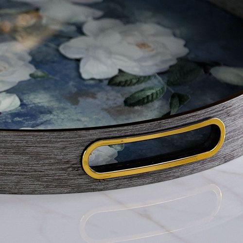 Elizabeth 2-Piece Serving Tray L:42X4.2X42Cm, S:36X4.2X36Cm
