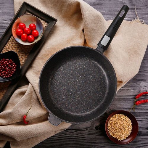 Fissman Deep Frying Pan Rebusto 28x7.4cm With Detachable Handle (Aluminum Non Stick Coating)
