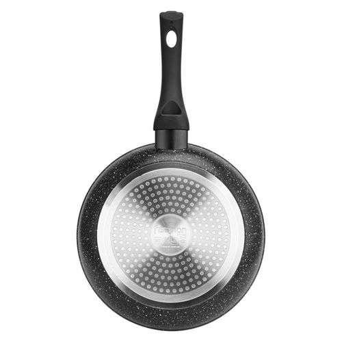Fissman Frying Pan Fiore Series Marble Aluminium And Non-Stick Coating With Induction Bottom Grey 28x5.7cm