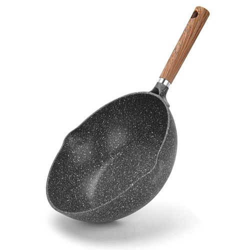 Fissman Wok Milano With Induction Bottom And Aluminium Black 28x9cm