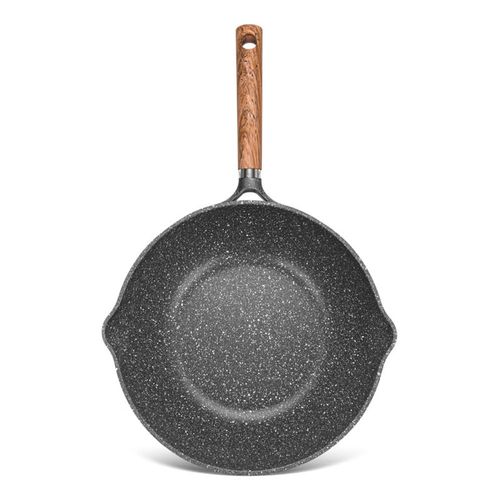 Fissman Wok Milano With Induction Bottom And Aluminium Black 28x9cm