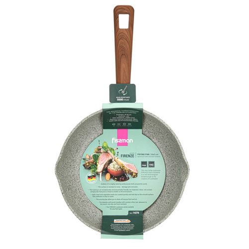 Fissman Frying Pan Non Stick Firenze Series With Induction Bottom Green 24x6cm