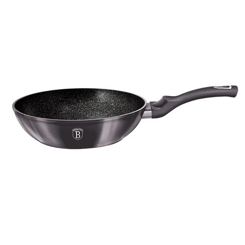 BerlingerHaus Wok Metallic Line Carbon Pro Edition Dark Grey-28CM 3.2L
