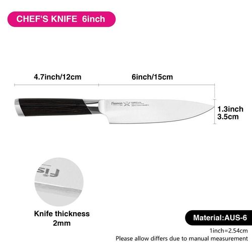 Fujiwara 6'' Chef'S Knife (Steel Aus-6) 2816