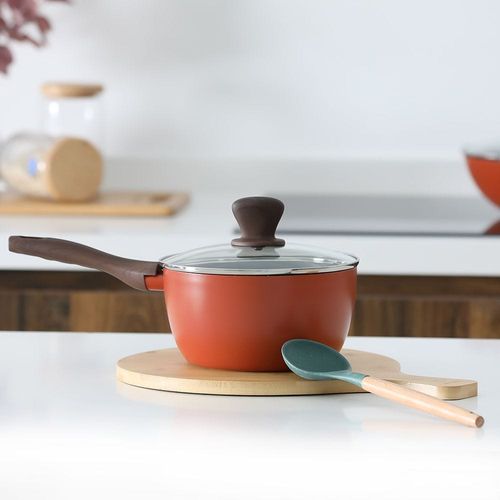 Danube Impression Sauce Pan with Lid -Orange