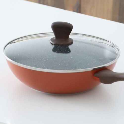 Danube Impression Wok with Lid - Orange