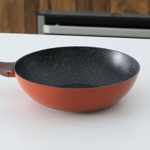 Danube Impression Wok with Lid - Orange