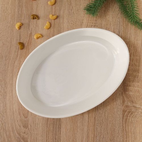 Serax Procelain Oval Baker White 30.5x21x6CM 