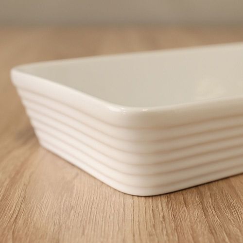 Serax Procelain Rectangular Baker White 24.5x15.5x5CM 