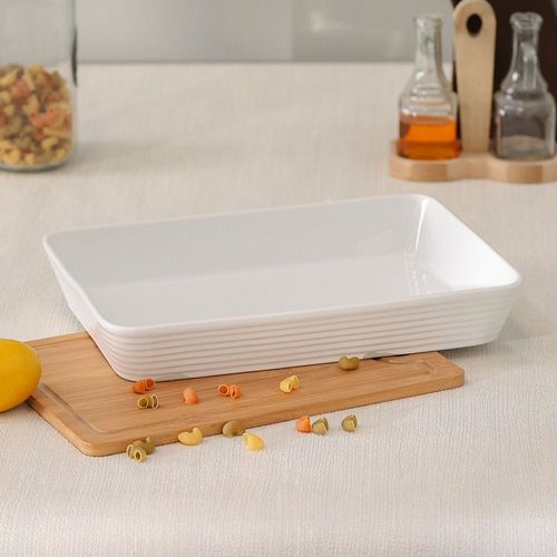 Serax Procelain Rectangular Baker White 40.5x27.5x6CM
