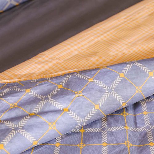 Viviana frieze 3- Piece King Duvet Cover Set Grey