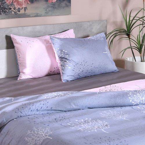 Viviana Floret 3- Piece King Duvet Cover Set Navy