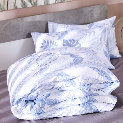 Viviana Bloomed 3-Piece King Duvet Cover Set  White