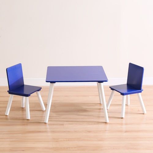 Toddler 1+2 Kids Table and Chair Set - Blue