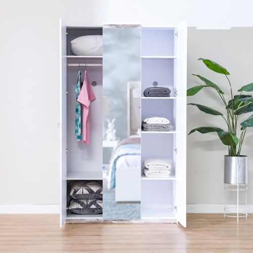 Gingko 3 Door Wardrobe - 2 Years Warranty