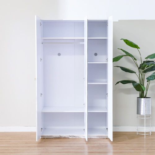 Gingko 3 Door Wardrobe - 2 Years Warranty