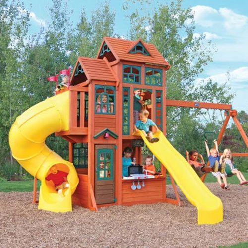 Kidkraft Canyon Ridge Wooden Swing Set / Playset