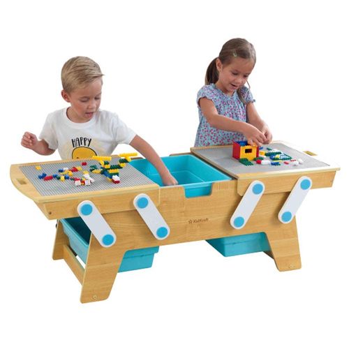 Kidkraft Building Bricks Play N Store Table 