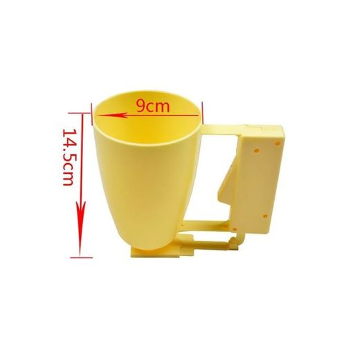 Pastry Batter Dispenser Yellow 14.5x9centimeter