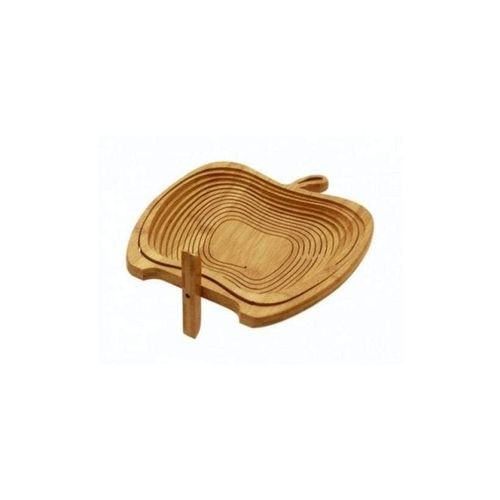 Foldable Fruit Basket Beige 0.9x11.9x10.9inch