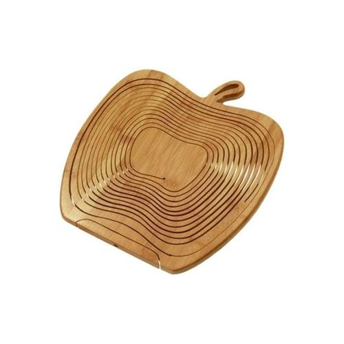 Bamboo Fruit Foldable Basket Brown