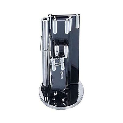 9-Piece Multi-Functional Knife Set Silver/Black