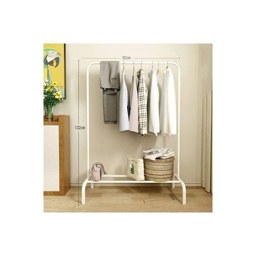 Floor Standing Cloth Rack White