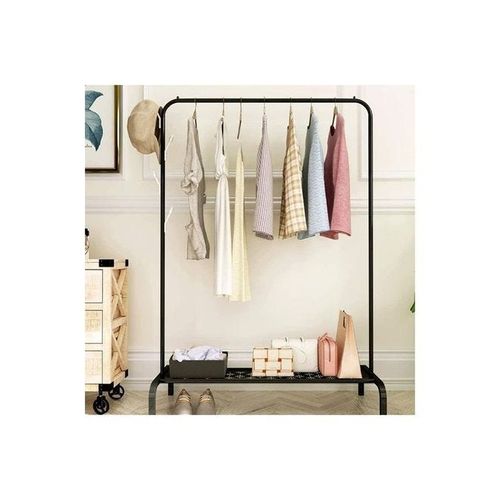 Floor Standing Cloth Rack White