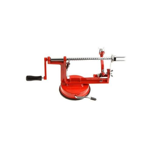 3-In-1 Stainless Steel Fruit Peeler Red/Silver 25x14x11centimeter