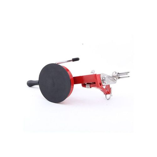 Apple And Potato Peeler With Suction Base Red 12 x 4.2 x 5.5inch