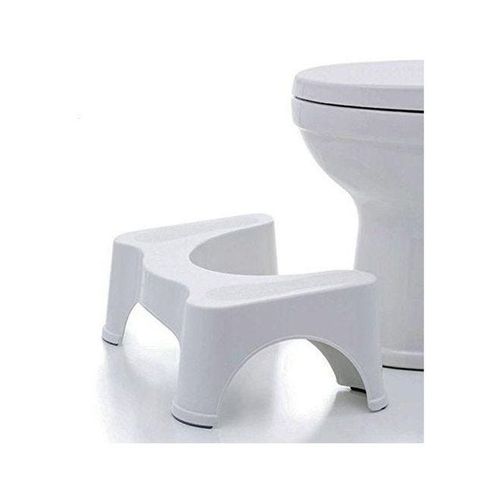 Plastic Toilet Stool White