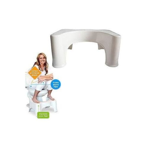 Bathroom Toilet Stool White