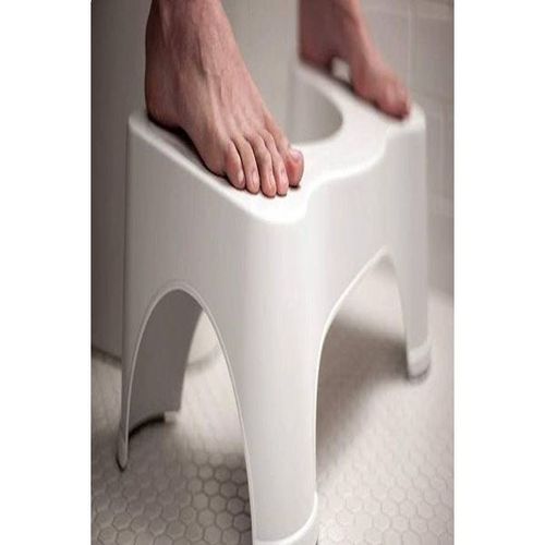 The Original Bathroom Toilet Stool White 9inch