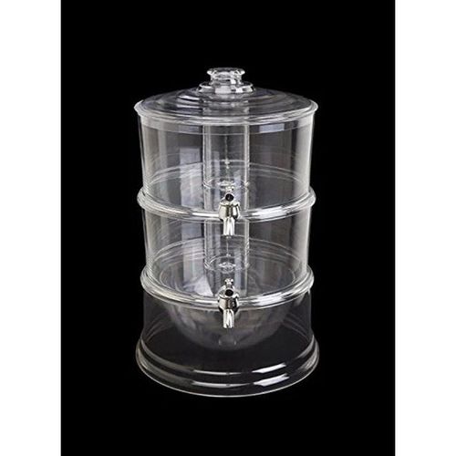3-Tier Beverage Dispenser Clear