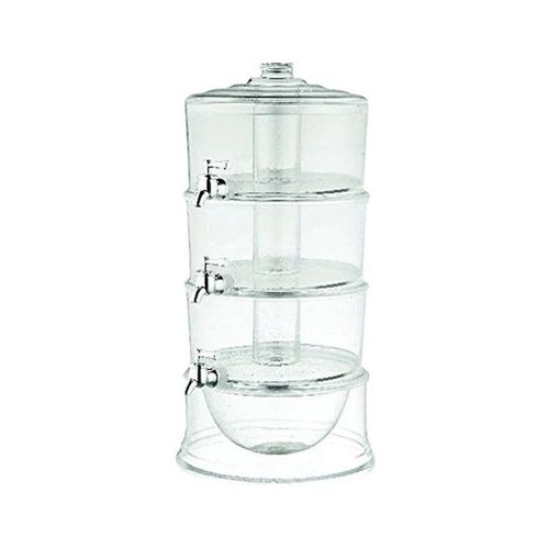 3-Tier Beverage Dispenser Clear