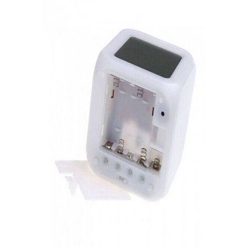 Glowing Led 7 Color Change Digital Alarm Clock White