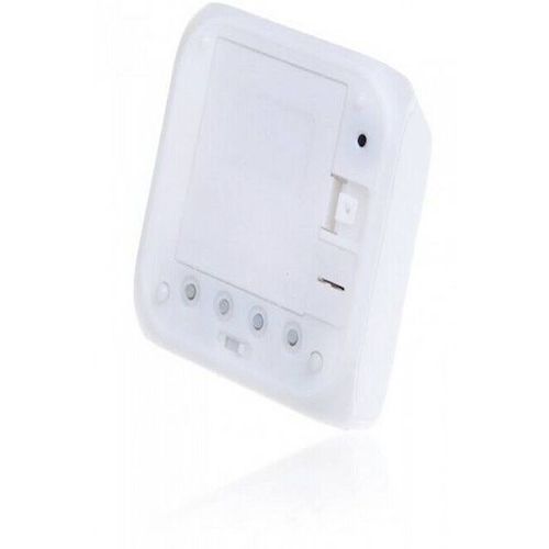 Glowing Led 7 Color Change Digital Alarm Clock White
