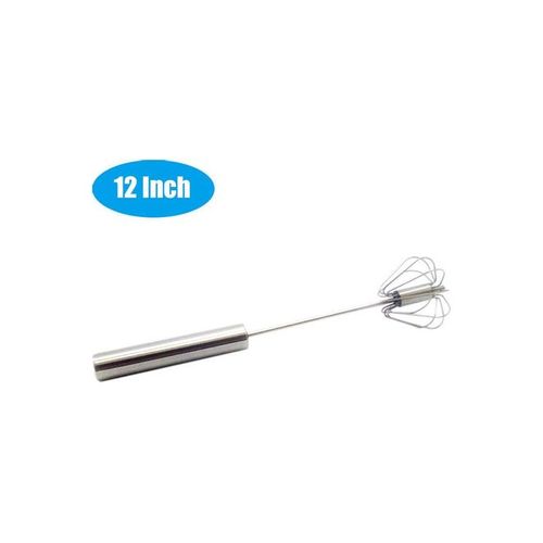 Automatic Egg Beater Mixing Tool Silver 12inch