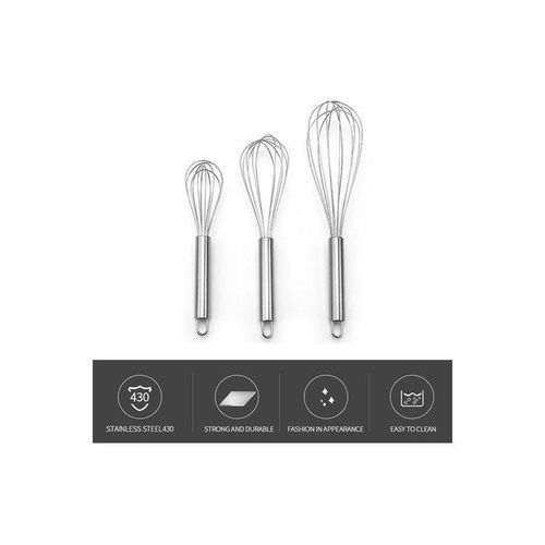 Manual Egg Beater Silver 10inch