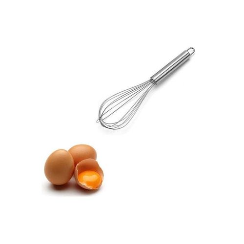 Manual Egg Beater Silver 10inch